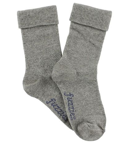 Fuzzies Socks - Grey Melange