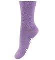 Fuzzies Socks w. Non-Slip - Lavender