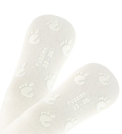 Fuzzies Socks w. Non-Slip - White