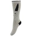Liewood Knee High Socks - Grey Melange w. Rabbits