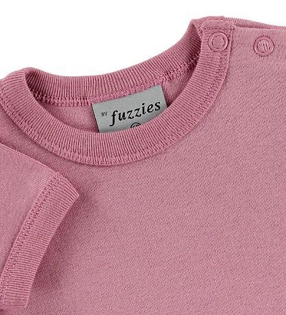 Fuzzies Bodysuit S/S - Rose