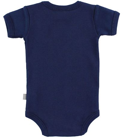 Fuzzies Bodysuit S/S - Navy