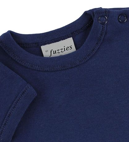 Fuzzies Bodysuit S/S - Navy