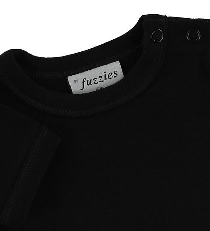 Fuzzies Bodysuit S/S - Black