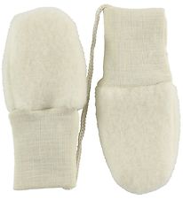 Engel Mittens - Wool - Cream