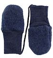 Engel Mittens - Wool - Blue Melange