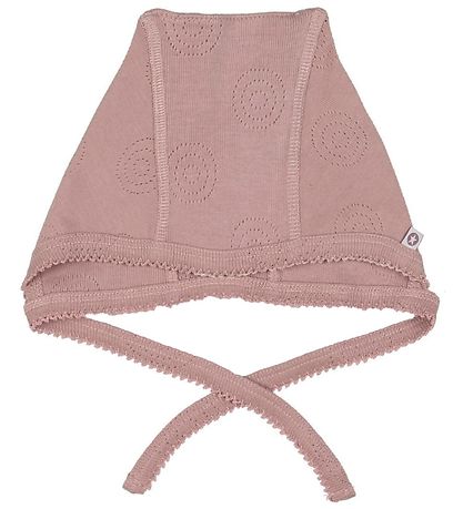 Bonnet de Bébé Smallstuff - Poudré av. Pointelle