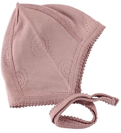 Bonnet de Bébé Smallstuff - Poudré av. Pointelle