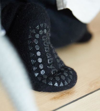 GoBabyGo Non-Slip Socks - Black