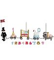 Kids by Friis Birthday Train - 45 cm - Adventure Girl