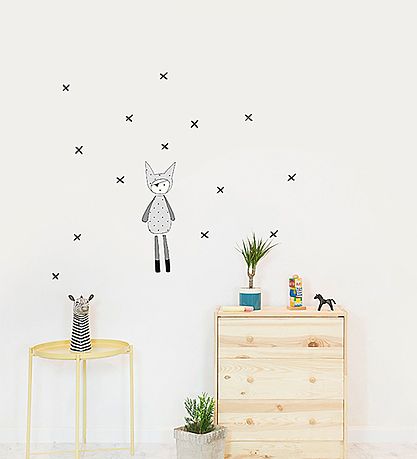 Fabelab Wallstickers - Dreamy Friend Pirate - Grey w. Pirate