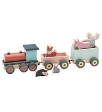 Kids Concept Train w. Animals - 44,5 cm