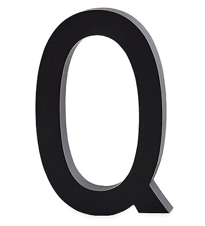Design Letters Alu-Buchstaben - Q - Schwarz