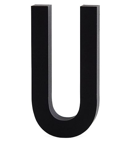 Design Letters Alu Letter - U - Black