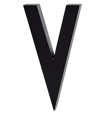 Design Letters Alu-Buchstaben - V - Schwarz