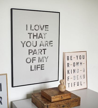 I Love My Type Poster - A3 - Just My Type - Be Your Own Kind