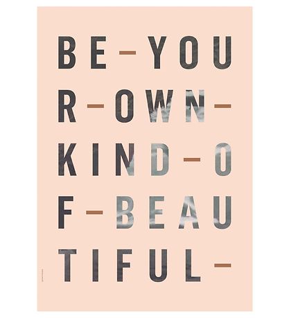 I Love My Type Poster - A3 - Just My Type - Be Your Own Kind