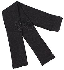 GoBabyGo Non-Slip Leggings - Dark Grey Melange