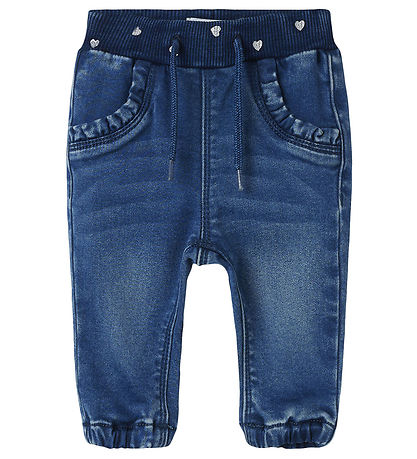 Name It Jeans - Fleece - NbfRose - Medium+ Blue Denim Name It Jeans - Fleece - NbfRose - Medium+ Blue Denim