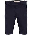 Calvin Klein Trousers - Sateen Chino - Night Sky Calvin Klein Trousers - Sateen Chino - Night Sky