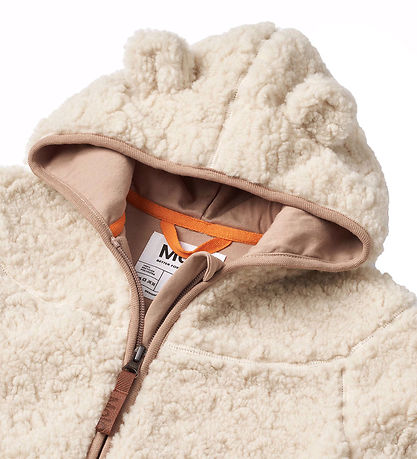 Molo Fleece Jacket - Teddy - Ummi - White Noise Molo Fleece Jacket - Teddy - Ummi - White Noise