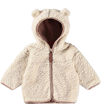 Molo Fleece Jacket - Teddy - Ummi - White Noise Molo Fleece Jacket - Teddy - Ummi - White Noise