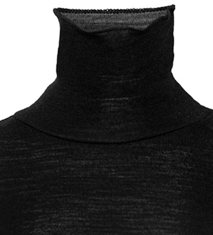 Molo 블라우스 - 울 - 릴라 울 - 블랙 Molo 블라우스 - 울 - 릴라 울 - 블랙