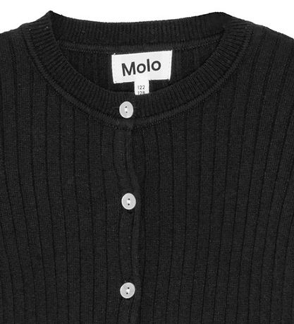 Molo Cardigan - Gloria - Rib - Black