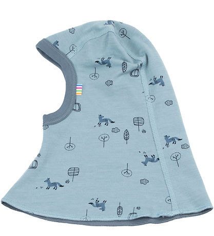 Joha Balaclava - Wool/Cotton - 2-layer - Blue