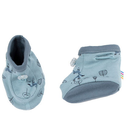 Joha Booties - Wool/Cotton - Blue