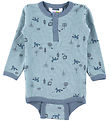 Joha Bodysuit L/æ - Wool/Cotton - Blue