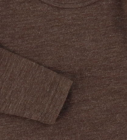 Joha Blouse - Wool - Dark Brown Joha Blouse - Wool - Dark Brown