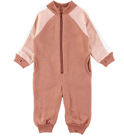 Joha Jumpsuit - Wool - Brown/Pink