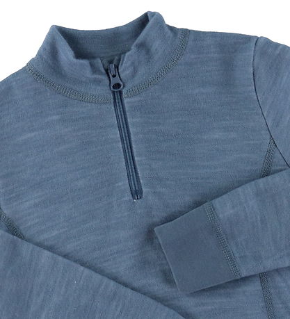 Joha Blouse - Wool/Bamboo - Blue Joha Blouse - Wool/Bamboo - Blue