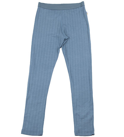 Joha Leggings - Ull/Silke - Blå Joha Leggings - Ull/Silke - Blå