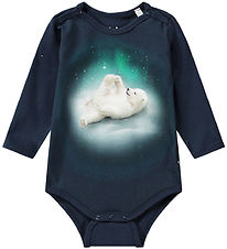 Molo Bodysuit L/æ - Foss - Polar Cub Molo Bodysuit L/æ - Foss - Polar Cub