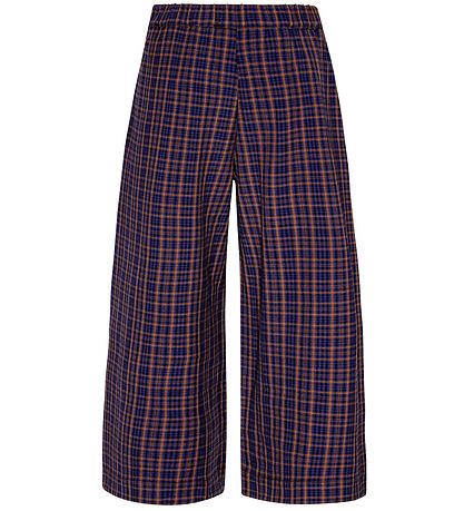 Molo Trousers - Alta - BlueBrown Check
