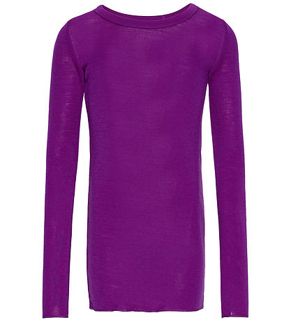 Molo Blouse - Wool - Rihanna Wool - Warm Purple