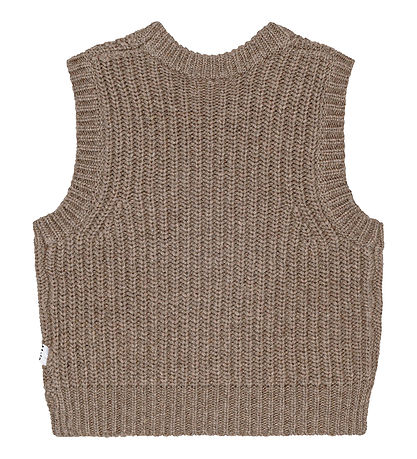 Molo Waistcoat - Wool/Acrylic - Gilberte - Brown Sugar Molo Waistcoat - Wool/Acrylic - Gilberte - Brown Sugar