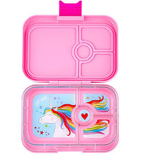 Yumbox Lunchbox w. 4 Room - Bento Panino - Power Pink - Unicorn Yumbox Lunchbox w. 4 Room - Bento Panino - Power Pink - Unicorn