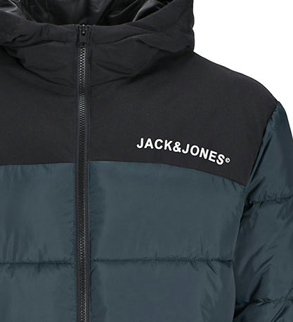 Jack & Jones Puffer Jacket - JjMoon - Magical Forest/Blocking