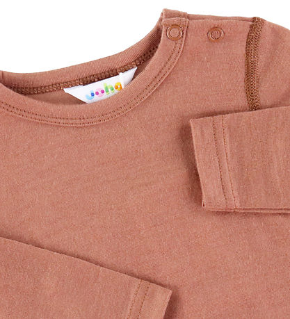 Joha Bodysuit L/æ - Wool - Chestnut