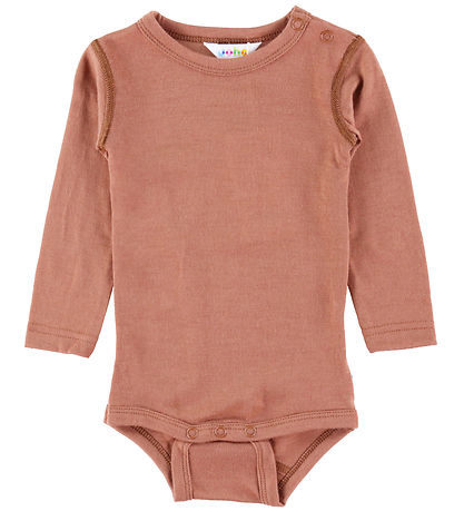 Joha Bodysuit L/æ - Wool - Chestnut