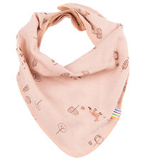 Joha Teething Bib - Wool/Cotton - Peach Joha Teething Bib - Wool/Cotton - Peach