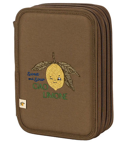 Konges Sløjd Pencil Case - Clover - Lemon Konges Sløjd Pencil Case - Clover - Lemon