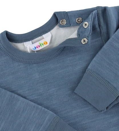 Joha Blouse - Wool/Bamboo - Blue