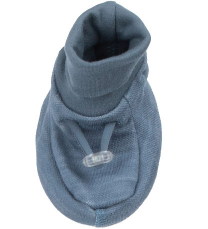 Joha Krabbelschuhe - Wolle/Bambus - 2-lagig - Blau