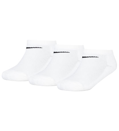 Nike Ankelstrumpor - Dämpad - No Show - 3-pack - Vit Nike Ankelstrumpor - Dämpad - No Show - 3-pack - Vit