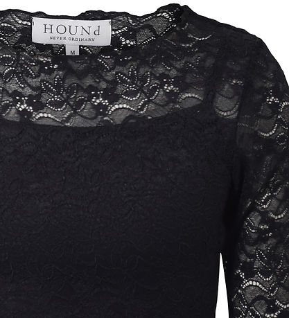 Hound Blouse - Lace Top - Black