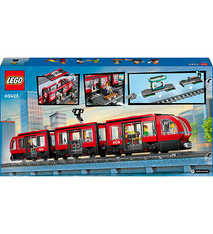LEGO® City - Straßenbahn mit Haltestelle 60423 - 811 Teile LEGO® City - Straßenbahn mit Haltestelle 60423 - 811 Teile
